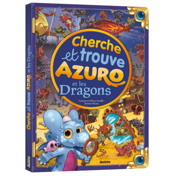 Cherche et trouve géant : Azuro et les dragons